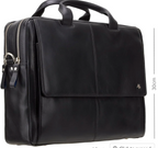 Visconti Leather Bag Anderson Black - Shoulder Bag