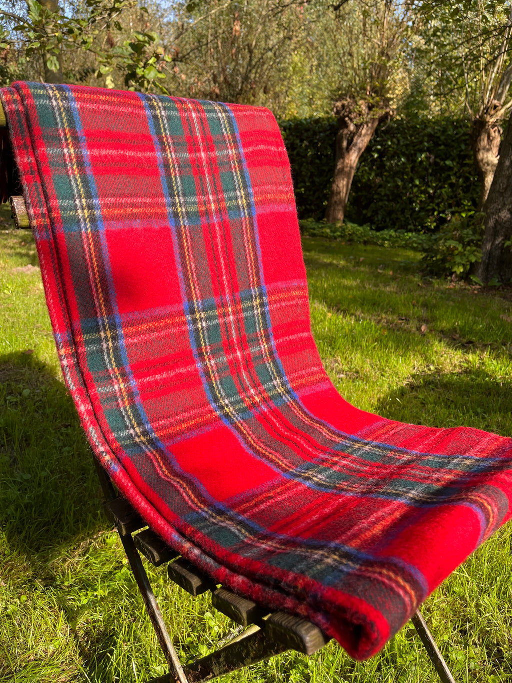 Wool Tartan Plaid - Royal Stewart