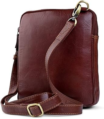 Visconti Leather Bag S-4 TAN - Shoulderbag