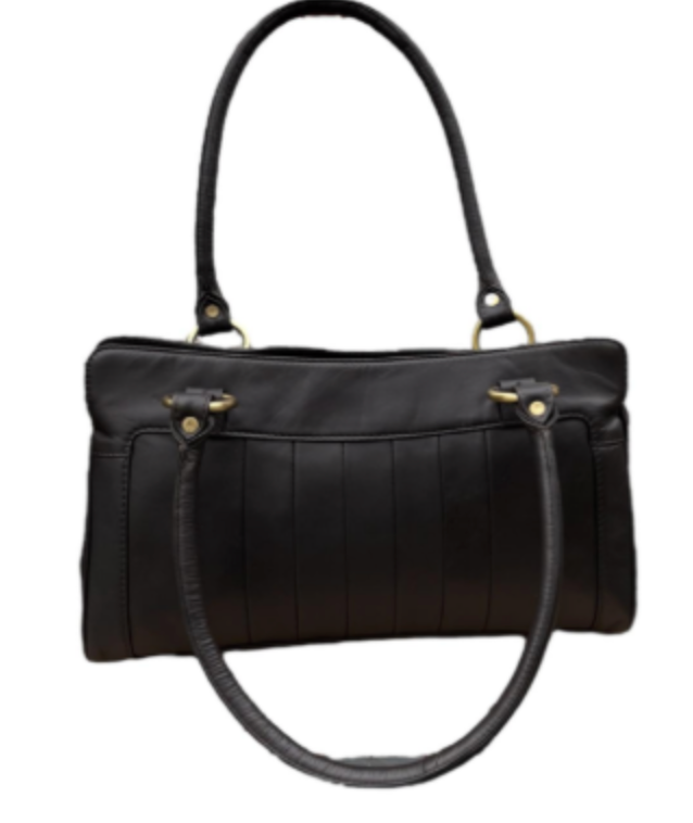 Visconti Leather Bag 18828 CHOCO (Medium size)