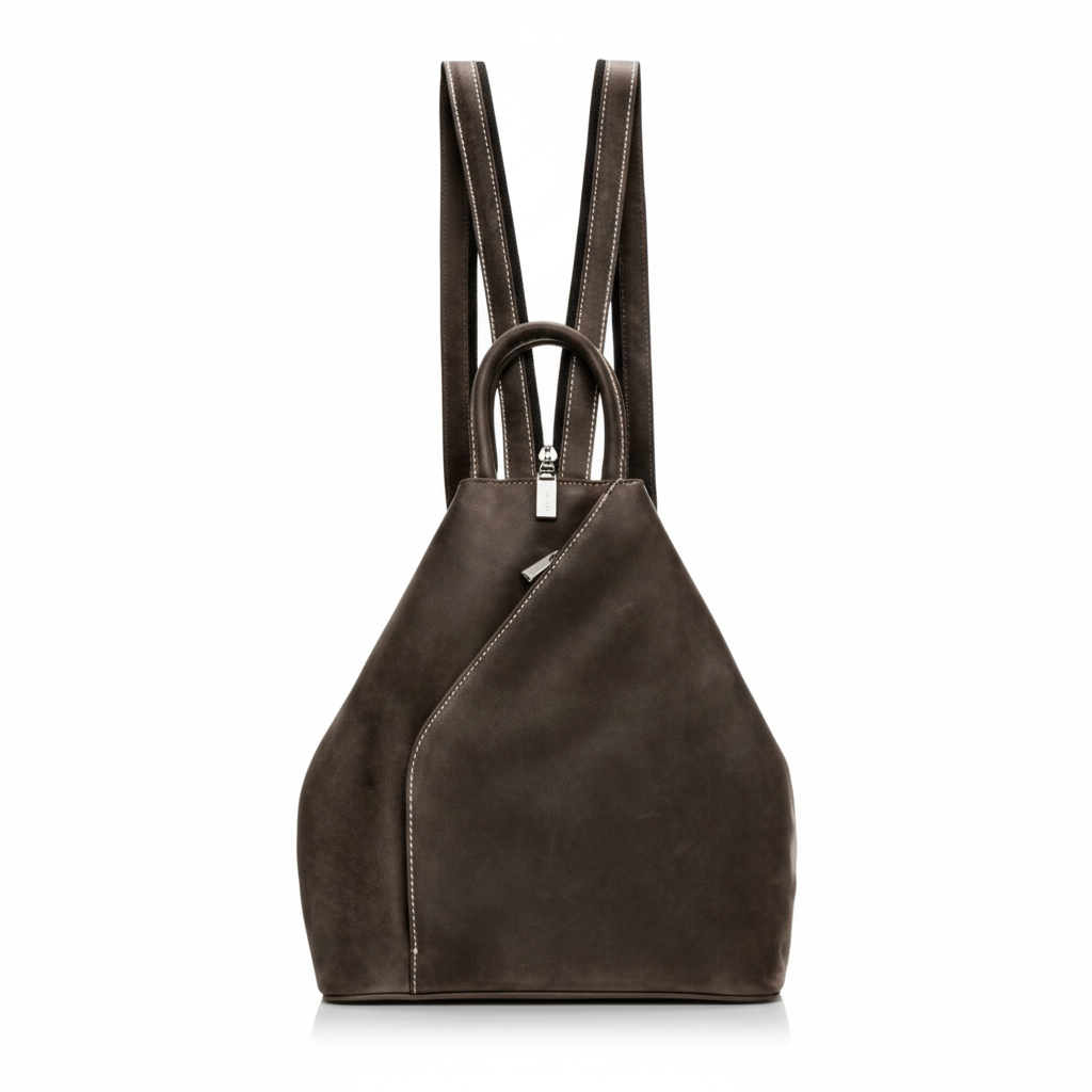 Visconti Leather Bag 18064 BRN (Medium size)