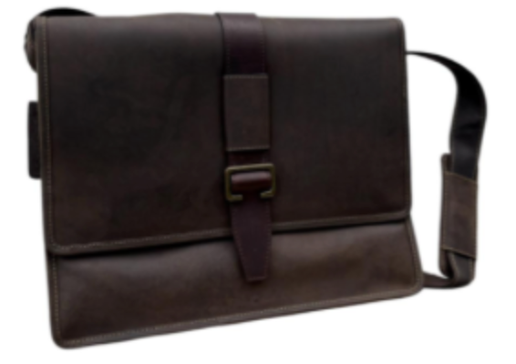 Visconti Leather Bag Brown - (Medium size)