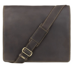 Visconti Leather Bag HARVARD Brown - Shoulder Bag (Large size)