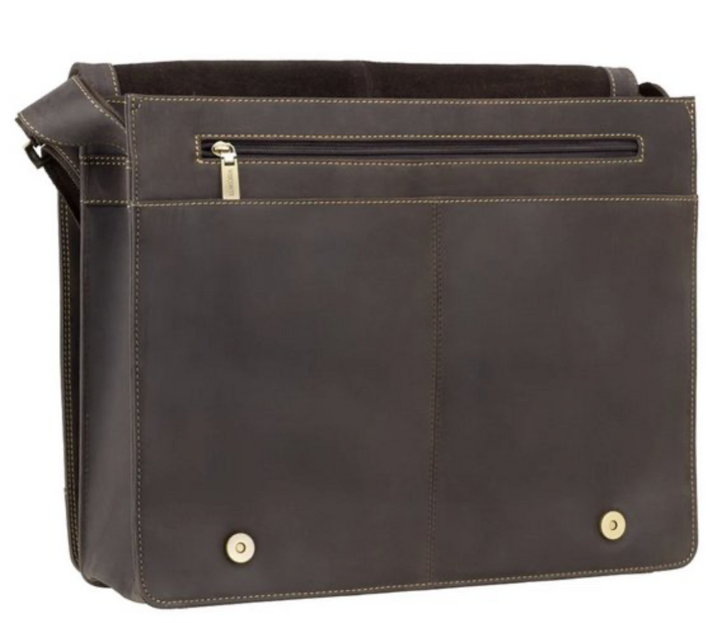 Visconti Leather Bag HARVARD Brown - Shoulder Bag (Large size)
