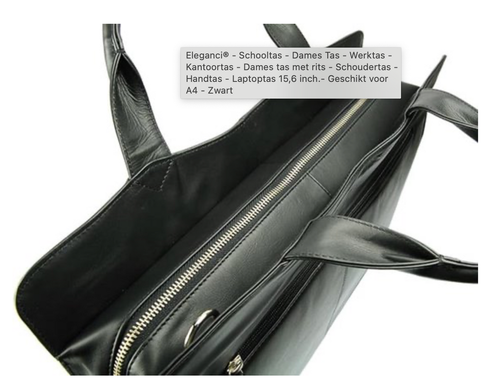 Visconti DIAZ Black - Messenger Bag (Large size)