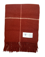 Wool Plaid Square - 100% New Wool