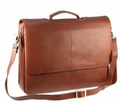 Visconti Leather Bag ALFIE Brown - Shoulder bag (Medium size)