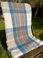 Wool Tartan Plaid - Stewart Muted Blue