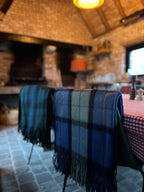 Wool Tartan Plaid - Flower Of Scotland Vintage