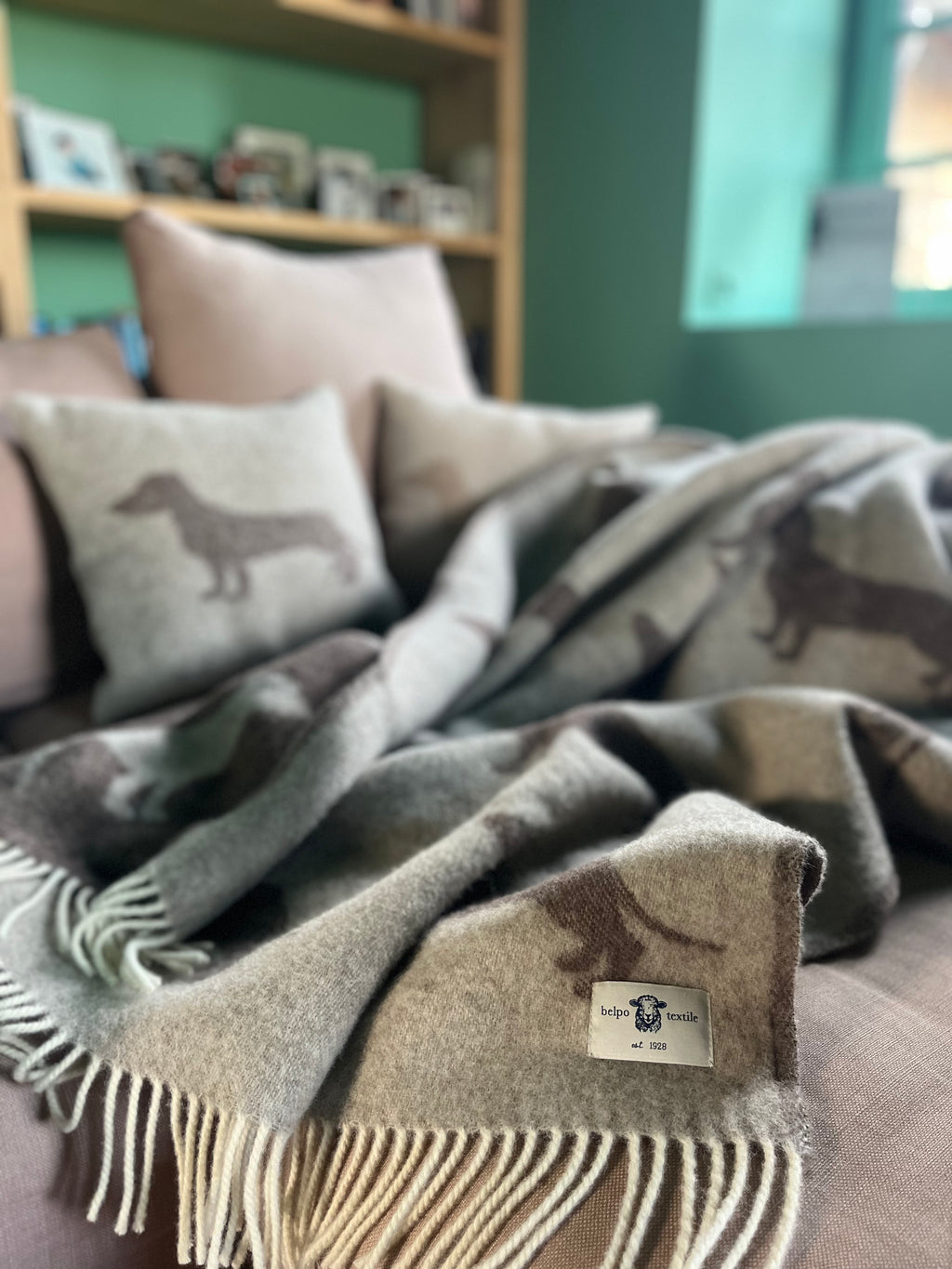 Teckel Plaid Brown - 100% Virgin Wool