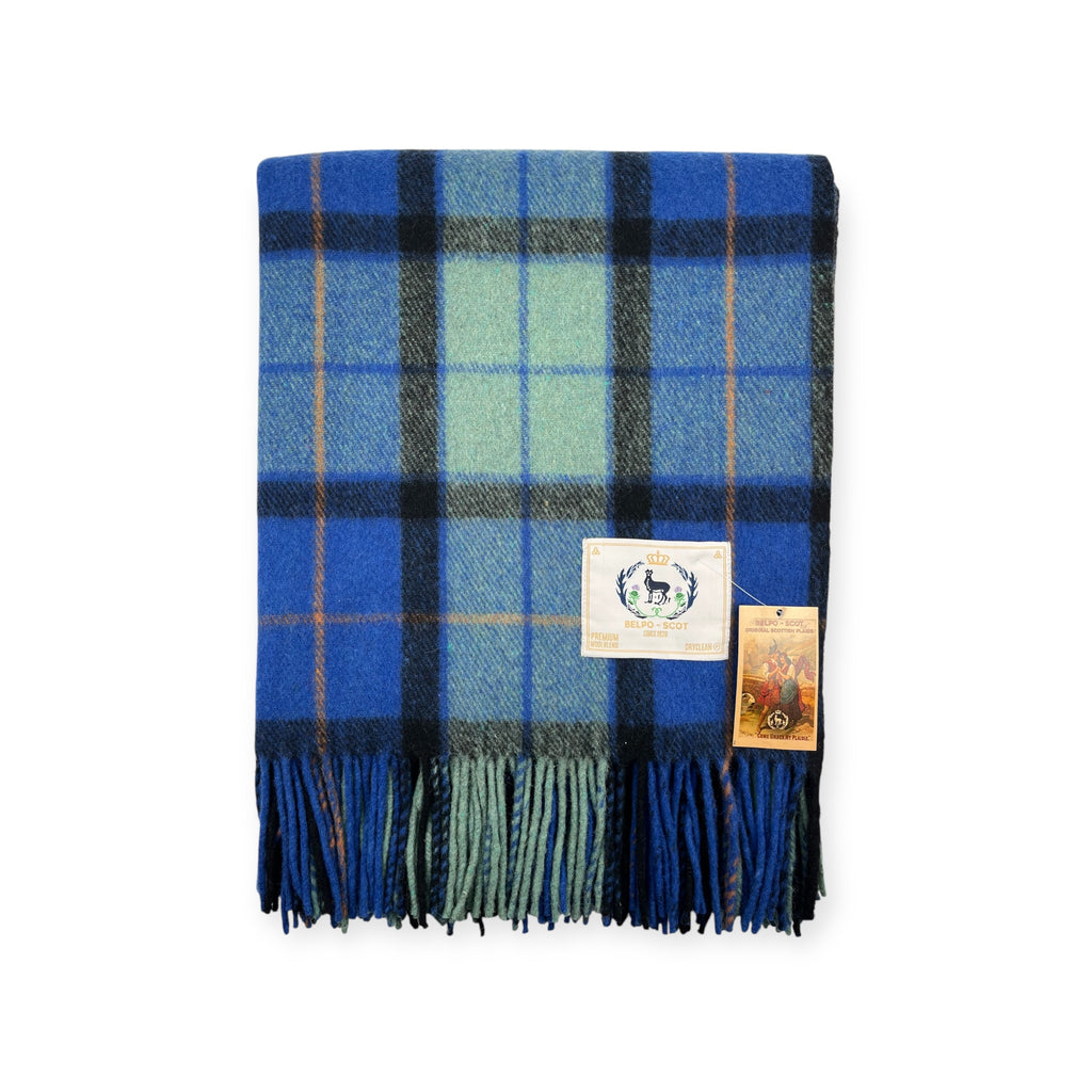Wool Tartan Plaid - Flower Of Scotland