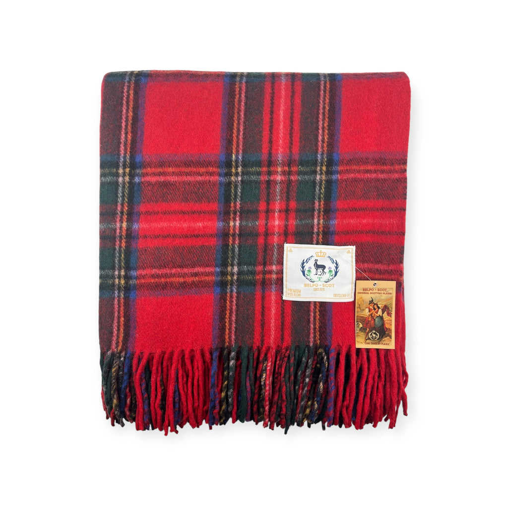 Wool Tartan Plaid - Royal Stewart
