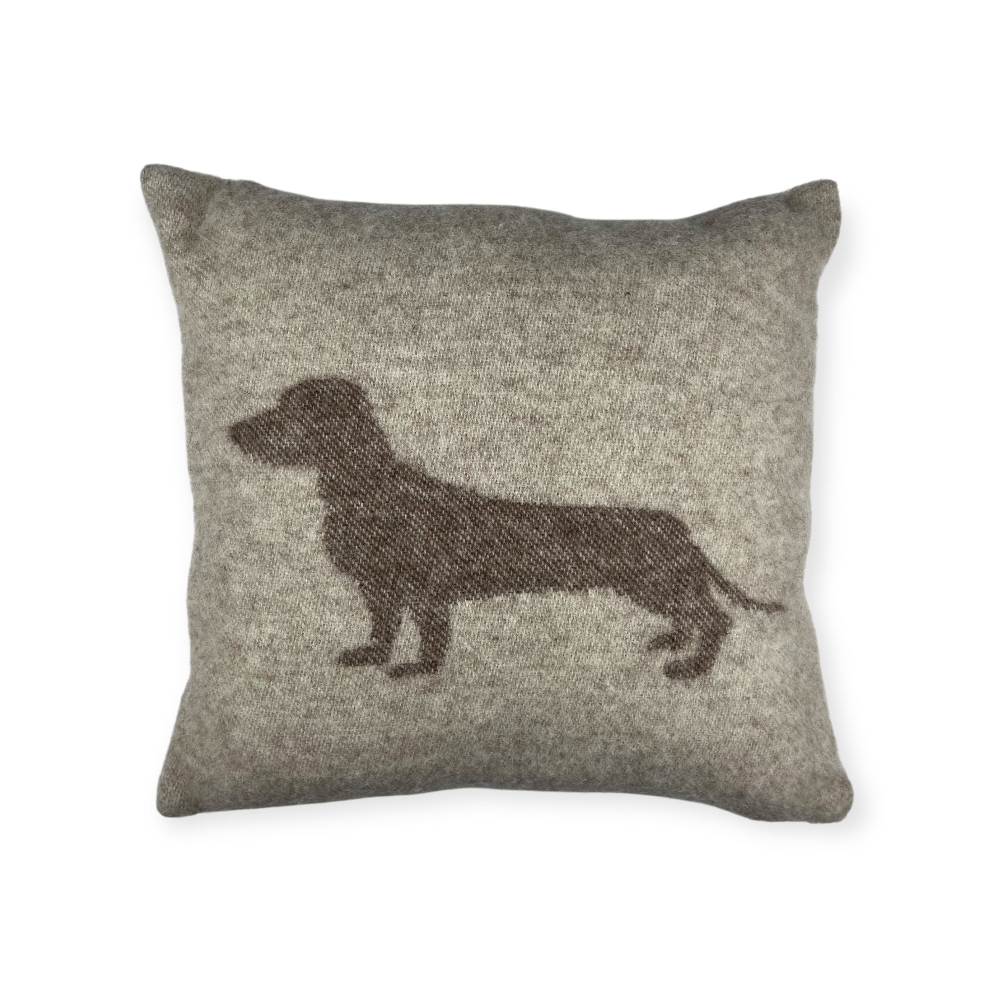 Teckel / Dachshund Pillow - 100% Virgin Wool