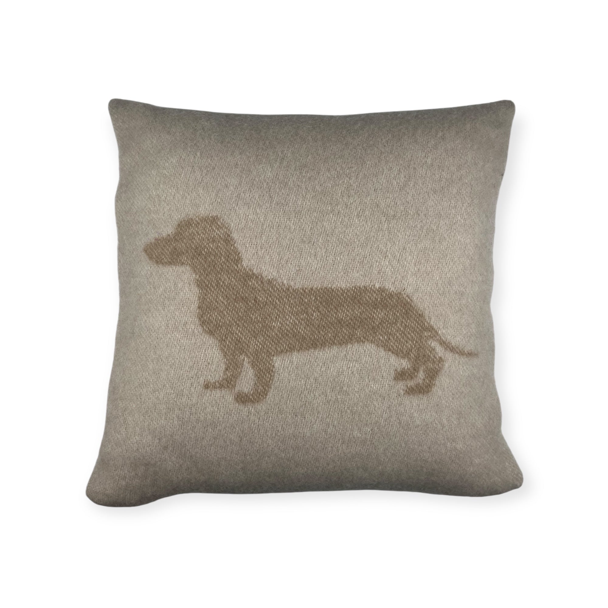 Teckel / Dachshund Pillow - 100% Virgin Wool