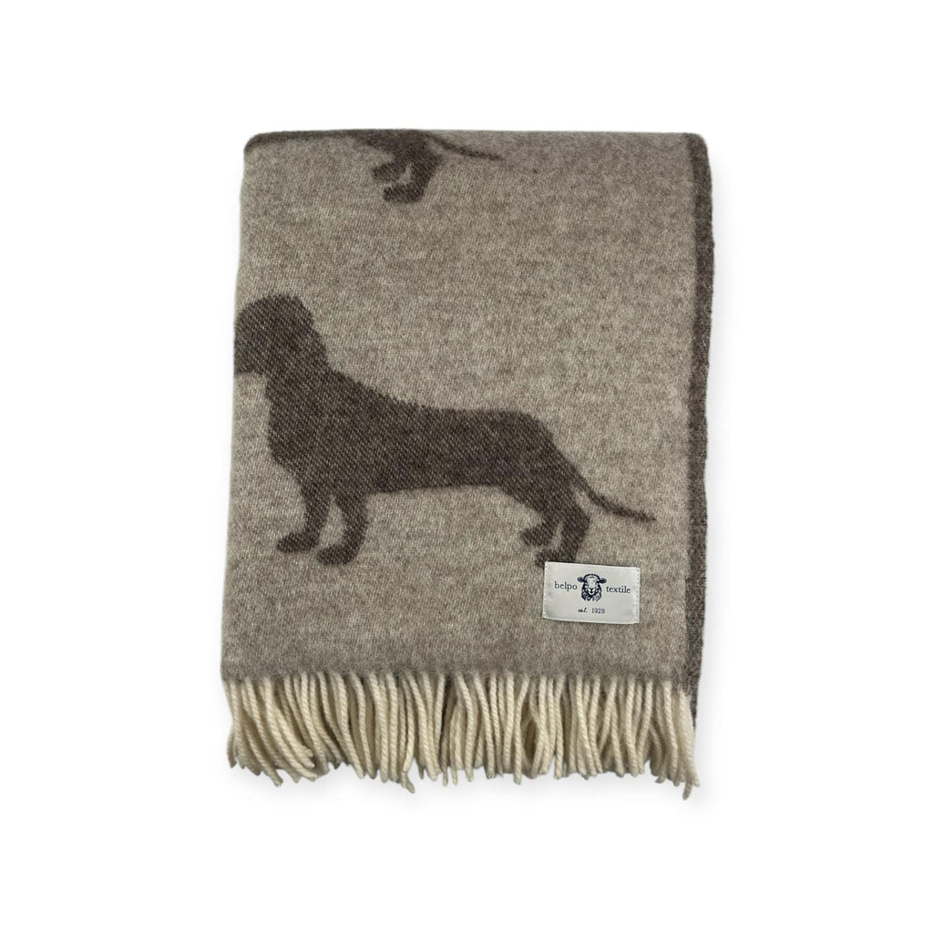 Teckel Plaid Brown - 100% Virgin Wool