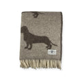 Teckel Plaid Brown - 100% Virgin Wool