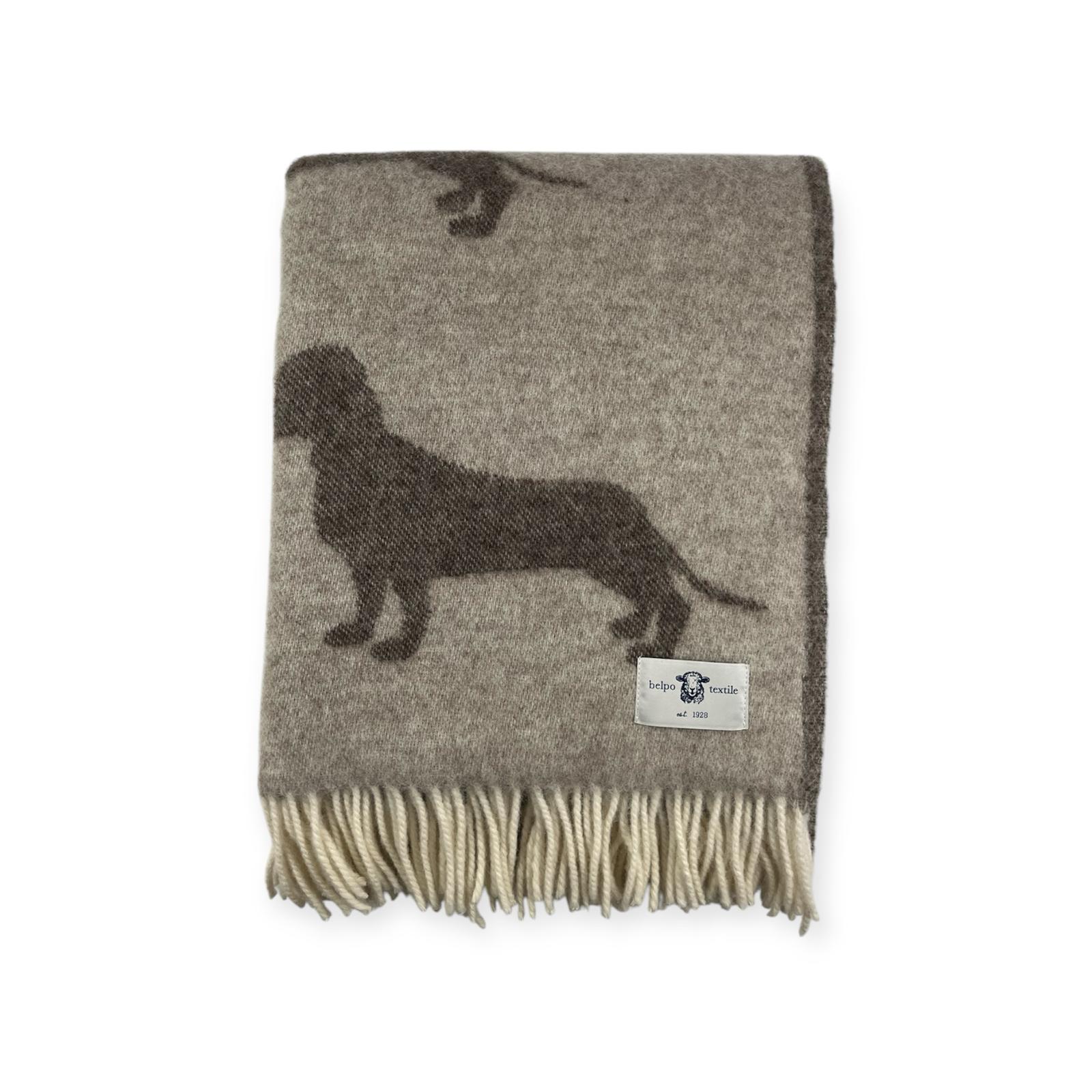 Teckel Plaid Brown - 100% Virgin Wool