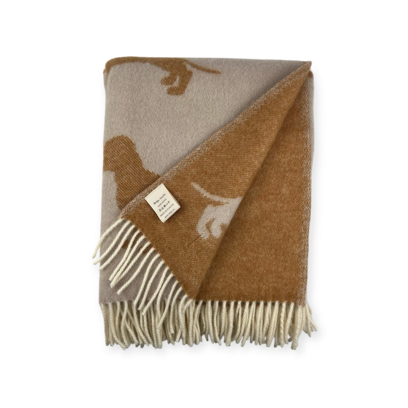 Teckel Plaid Terracotta - 100% Virgin Wool