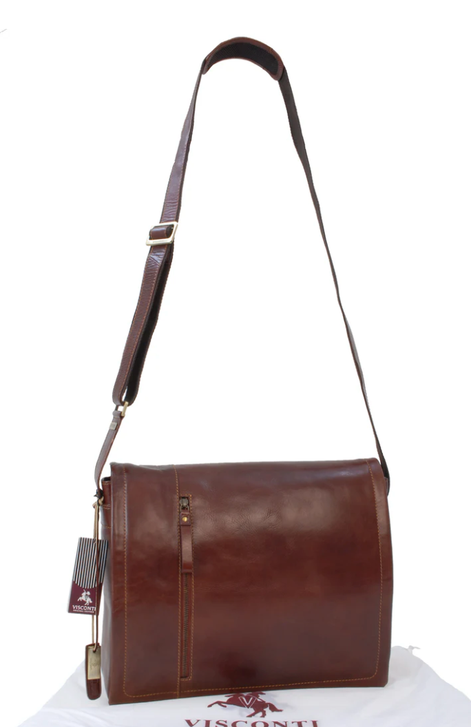 Visconti Leather Bag ENZO - Schoulderbag