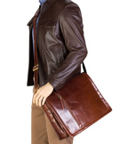 Visconti Leather Bag ENZO - Schoulderbag