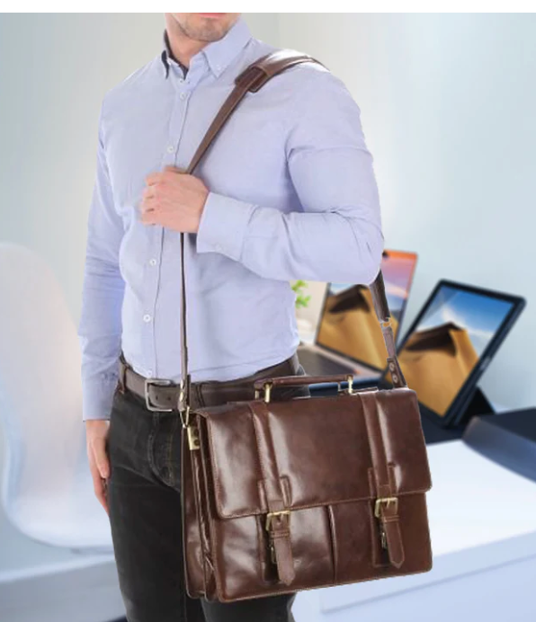 Visconti Leather Bag BENNET - Shoulderbag