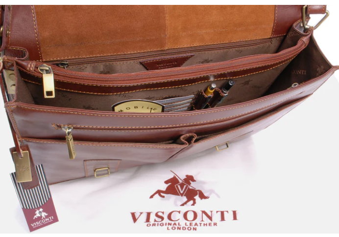 Visconti Leather Bag BENNET - Shoulderbag