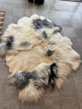 Handmade Natural Sheepskin Rug - Off White