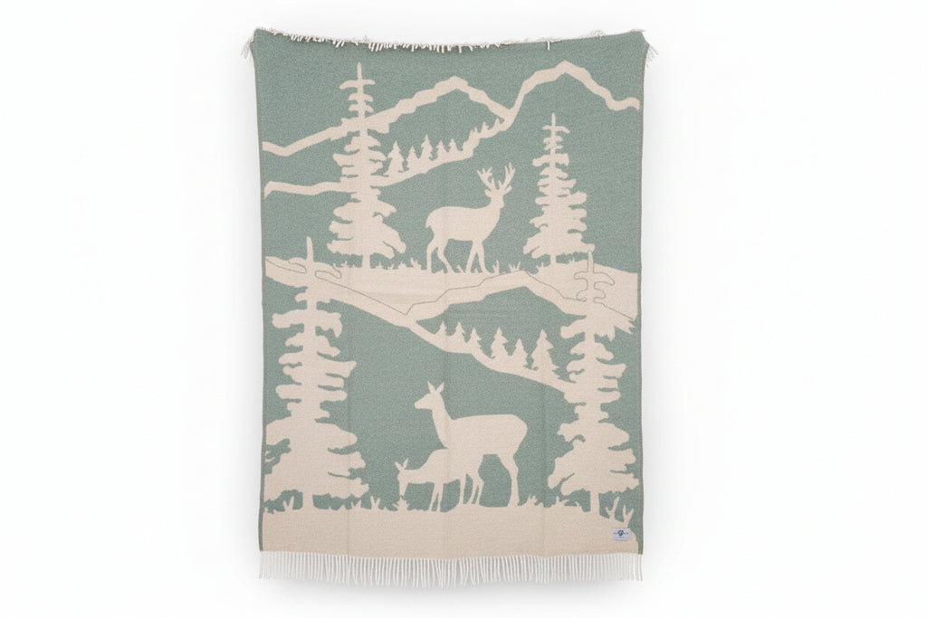 Belpo Forest Deer Plaids - 100 Virgin Wool