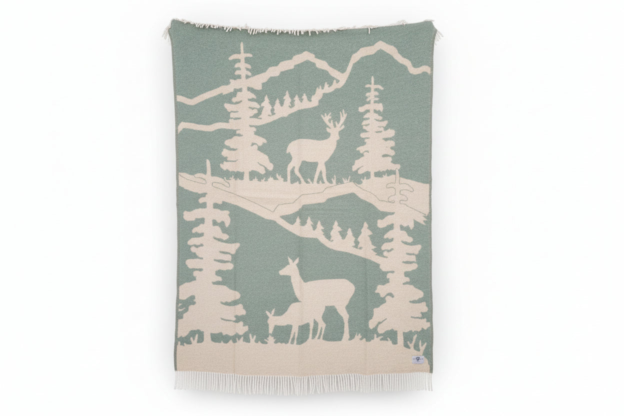 Belpo Forest Deer Plaids - 100 Virgin Wool
