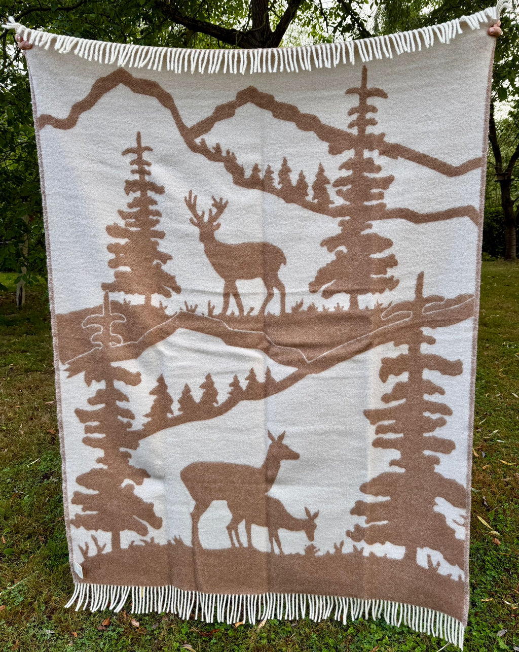 Belpo Forest Deer Plaids - 100 Virgin Wool
