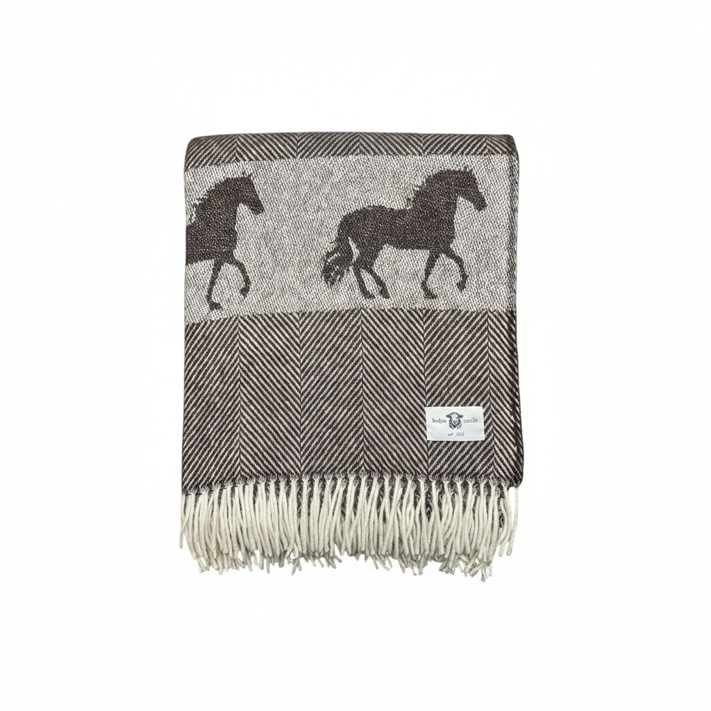 Horse Plaid - 100% Pure New Wool