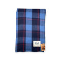 Wool Tartan Dark Blue - XL Plaid