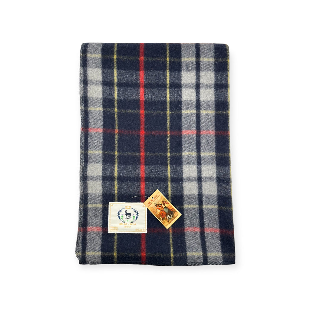 Wool Tartan Navy Blue - XL Plaids