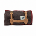 Wool SWISS ARMY Blanket + Leather Strap!