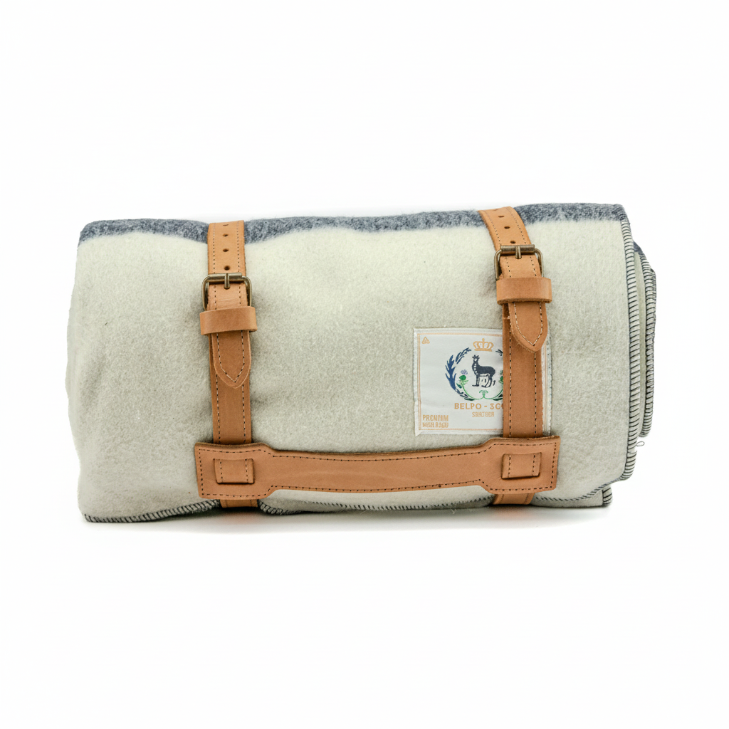 Wool US NAVY Blanket + Leather Strap!